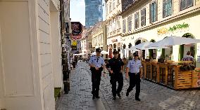 CROATIA-ZAGREB-CHINA-POLICE-JOINT PATROL