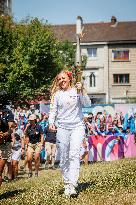 Paris 2024 - Olympic Torch Relay At Argenteuil