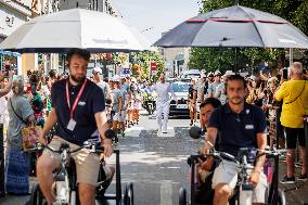 Paris 2024 - Olympic Torch Relay At Argenteuil