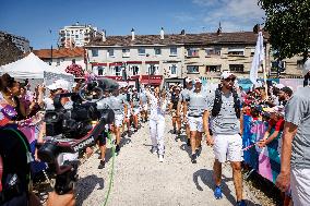 Paris 2024 - Olympic Torch Relay At Argenteuil