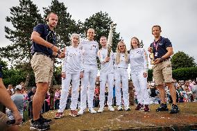 Paris 2024 - Olympic Torch Relay At Themericourt