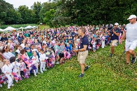 Paris 2024 - Olympic Torch Relay At Themericourt