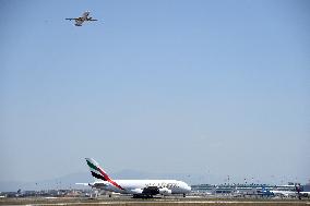 Aircraft to Fiumicino airport