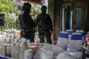 Indonesian Police Uncover A Secret Drug Lab In Bali