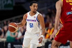 Basketball Test Match - Spain vs Puerto Rico