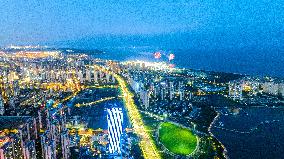 West Coast New Area Scenery in Qingdao