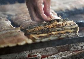 Traditional eel-eating day in Japan