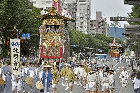 Yamahoko parade at Kyoto's Gion Festival