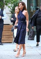 Cindy Crawford Steps Out -NYC