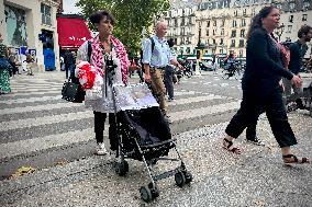 A Demonstration In Support Of Palestine In France