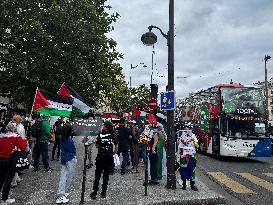 A Demonstration In Support Of Palestine In France