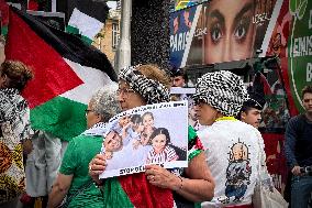 A Demonstration In Support Of Palestine In France