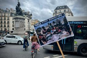 A Demonstration In Support Of Palestine In France