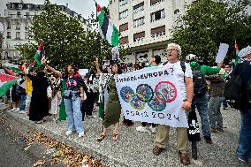 A Demonstration In Support Of Palestine In France