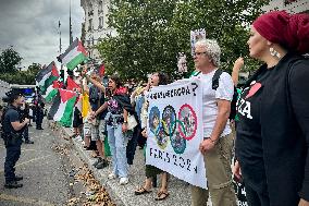 A Demonstration In Support Of Palestine In France