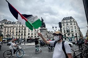 A Demonstration In Support Of Palestine In France