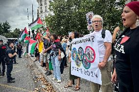 A Demonstration In Support Of Palestine In France