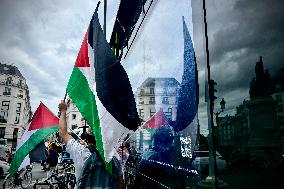 A Demonstration In Support Of Palestine In France