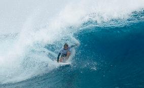 Paris 2024 - Surfing Training In Teahupo’o