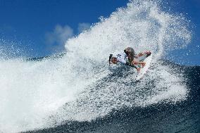 Paris 2024 - Surfing Training In Teahupo’o