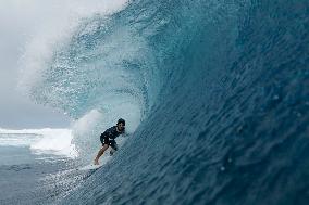 Paris 2024 - Surfing Training In Teahupo’o