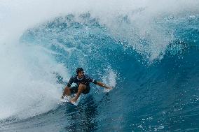 Paris 2024 - Surfing Training In Teahupo’o