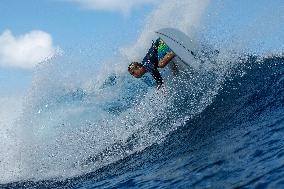 Paris 2024 - Surfing Training In Teahupo’o