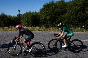 Mexican Triathlon Team's Cycling Training In Galicia For The Olympics