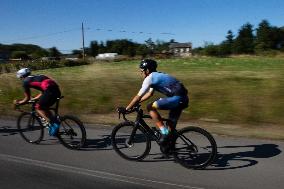 Mexican Triathlon Team's Cycling Training In Galicia For The Olympics