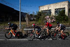 Mexican Triathlon Team's Cycling Training In Galicia For The Olympics