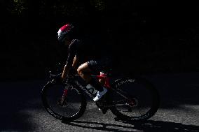 Mexican Triathlon Team's Cycling Training In Galicia For The Olympics