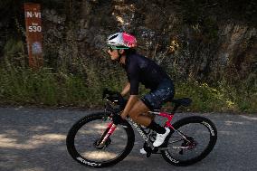 Mexican Triathlon Team's Cycling Training In Galicia For The Olympics