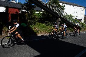 Mexican Triathlon Team's Cycling Training In Galicia For The Olympics