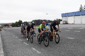 Mexican Triathlon Team's Cycling Training In Galicia For The Olympics