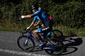 Mexican Triathlon Team's Cycling Training In Galicia For The Olympics