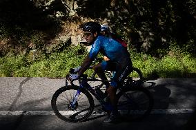 Mexican Triathlon Team's Cycling Training In Galicia For The Olympics