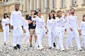 Paris 2024 - Salma Hayek Torch Relay