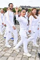 Paris 2024 - Salma Hayek Torch Relay