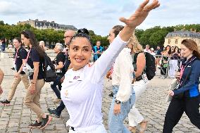 Paris 2024 - Salma Hayek Torch Relay