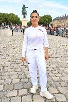 Paris 2024 - Salma Hayek Torch Relay