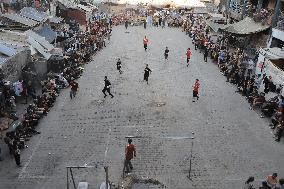 Football Game Held In Jabalia - Gaza