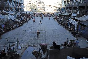 Football Game Held In Jabalia - Gaza