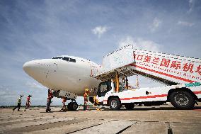 (HainanOutlook)CHINA-HAINAN-HAIKOU-MEILAN INT'L AIRPORT-MAINTENANCE CHECKUPS (CN)