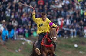 Traditional Torch Festival Of Yi Ethnic Group - China