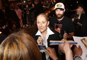 Celine Dion Leaves Her Hotel - Paris