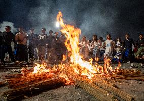 (SichuanMosaics)CHINA-SICHUAN-BUTUO-YI ETHNIC GROUP-TORCH FESTIVAL (CN)