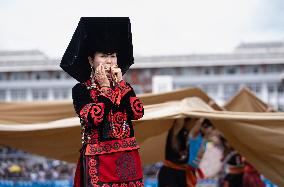 (SichuanMosaics)CHINA-SICHUAN-BUTUO-YI ETHNIC GROUP-TORCH FESTIVAL (CN)