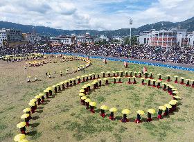 (SichuanMosaics)CHINA-SICHUAN-BUTUO-YI ETHNIC GROUP-TORCH FESTIVAL (CN)