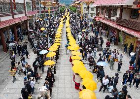 Traditional Torch Festival Of Yi Ethnic Group - China