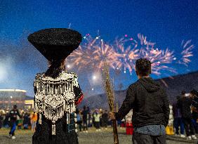 Traditional Torch Festival Of Yi Ethnic Group - China